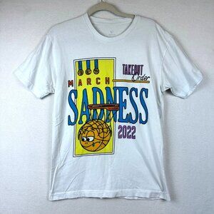 2022 March Sadness Shirt Mens Medium Worn In Street Sports Casual Basketball